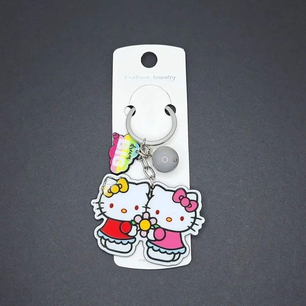 Hello kitty pink bow rainbow cloud dream big ac…